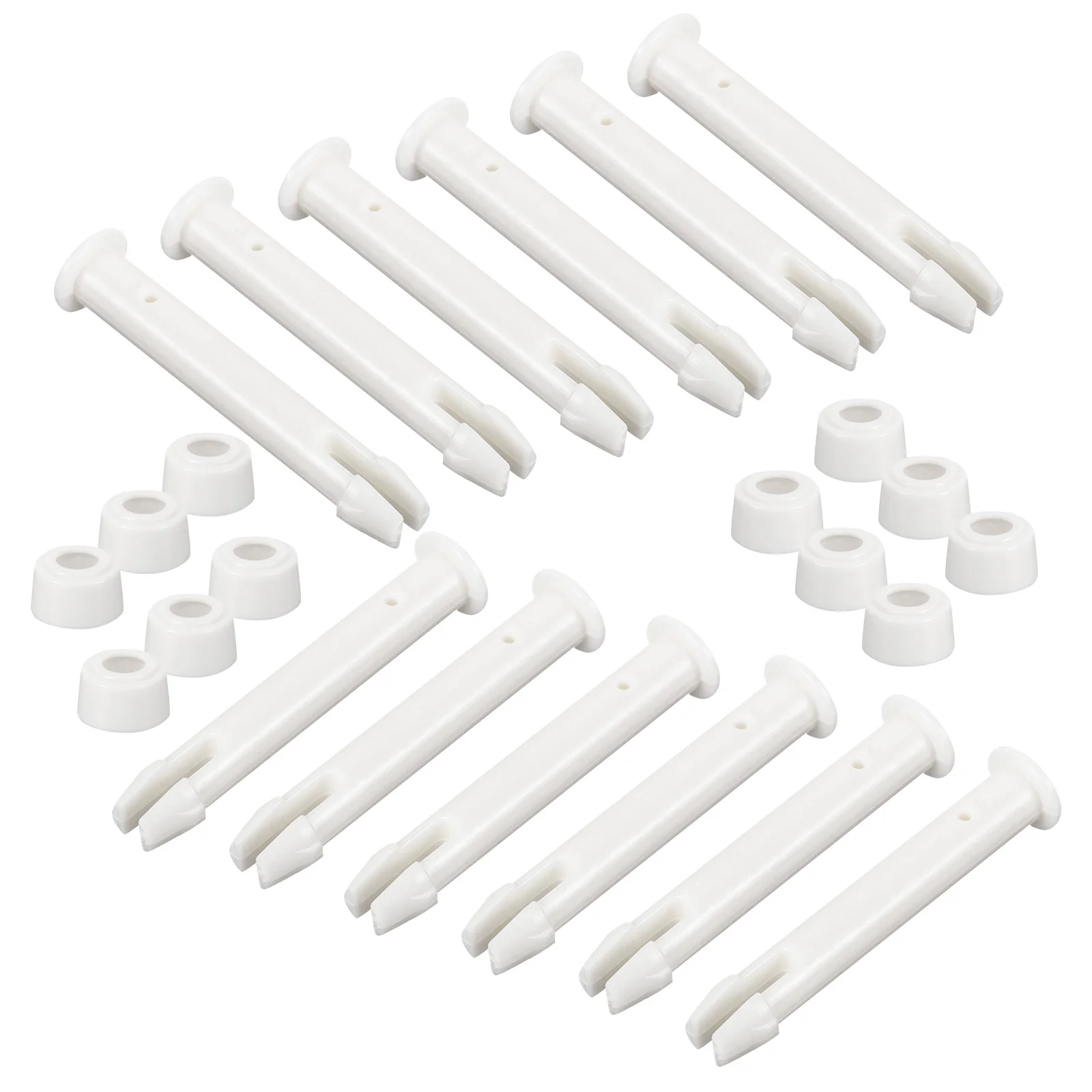 ข้อต่อพลาสติกคุณภาพสูงสำหรับสระว่ายน้ำ 12 ชิ้น พร้อมซีล สำหรับเชื่อมต่อข้อต่อรูปตัว T และท่อกลมขนาด 2.36 นิ้ว