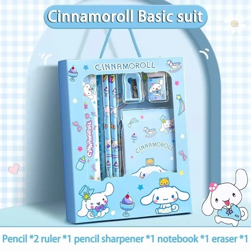 Kawaii Kuromi Stationery Gift Set for Kids Cartoon Pencil Eraser Combo Back-to-School Essentials Birthday Toy Presents view 6
