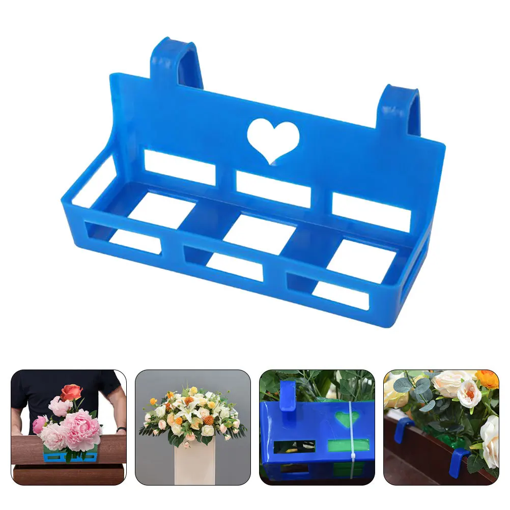 

Plastic Lecture Platform Flower Hanging Rack Hollow Mud Support Stable Hanging Cage Floral Rack for Wedding Anniversary Ceremony