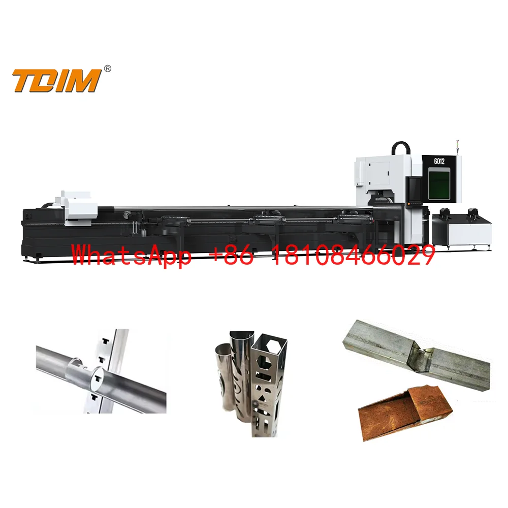 Cnc Tube Laser Cutting Machine Multi Axis Heavy Duty Tube Laser Beam Cutting with Bevel Cutting