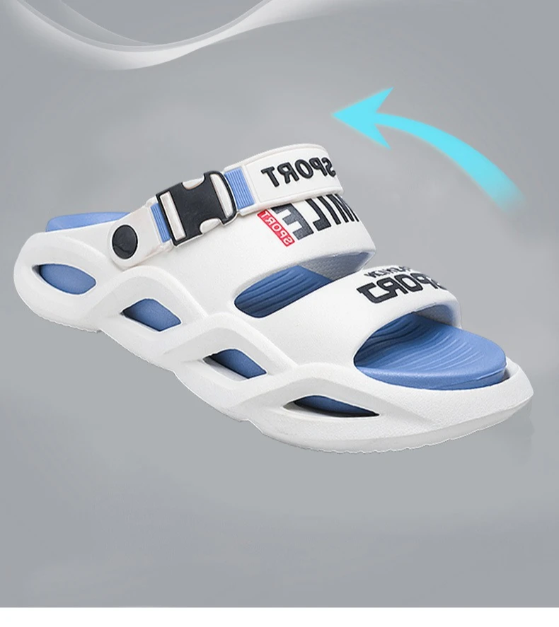 Herren-Sommer-Outdoor-Sandalen – Rutschfeste, geruchsabweisende Freizeit- und Fahrersandalen, ultraweiche Cloud-Comfort-Strandslipper für Herren – Detail 4