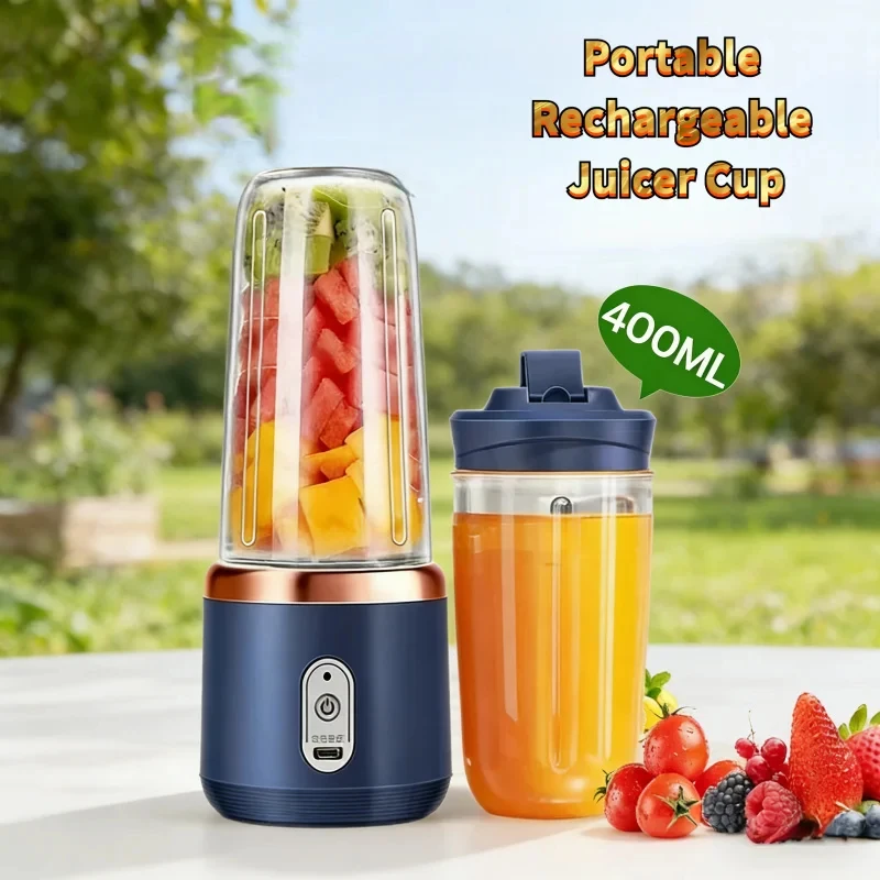 New Hot 400ml Portable USB Blender Electric Travel Juicer Cup Milkshake Kitchen Mini Blender.