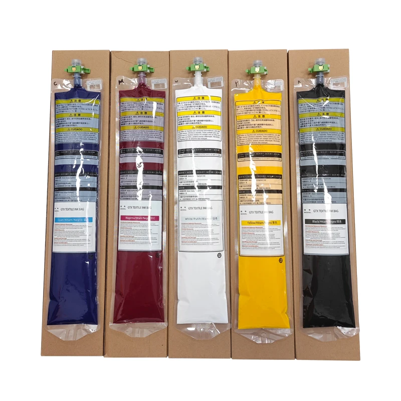 Nieuwe DTG Textielinkt 700ML GTX Met Eenmalige Chip DTG Inkt Voor Brother GTX-422 GTX-423 GTX-425 GTX-600 GTXPRO Printer GTX Inktzak