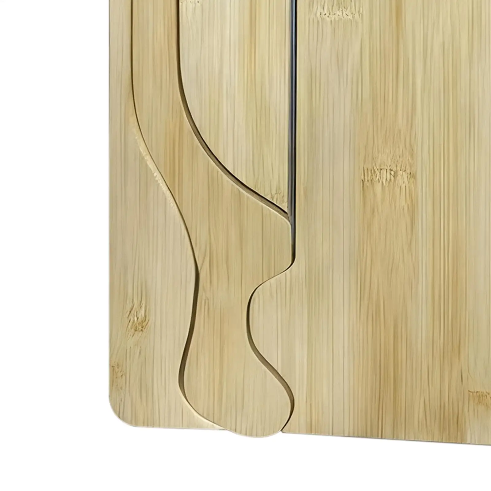 

Bread Slicer Stainless Portable Wood Tray Wooden Bread Board Set For Left And Right Hands Bagels French Baguettes Home Kitchen