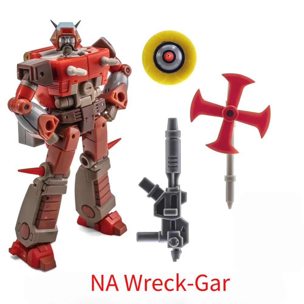 

NA Wreck Gar H75 Garbage Star Man Wyatt Small Scale Transformation G1 Animated Toy Newage