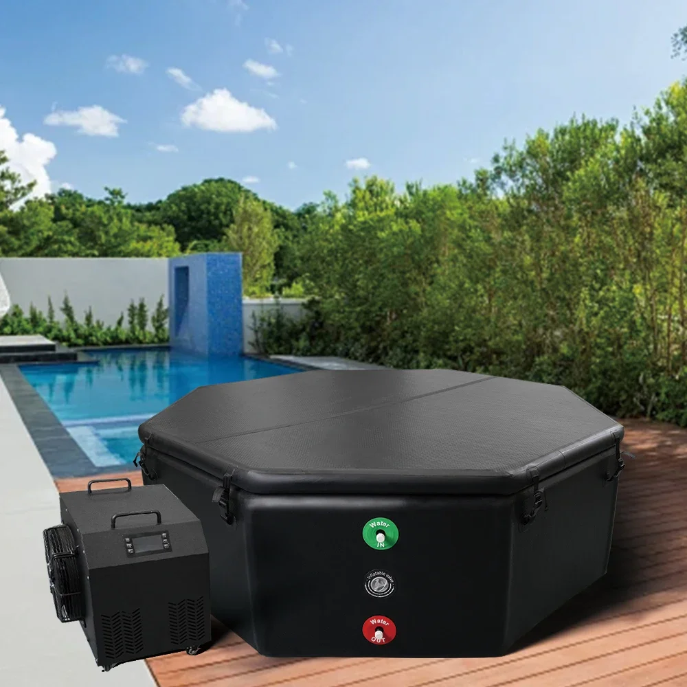 

2024 New Trend Inflatable Spa Hot Tub Polygonal Spa Portable Hot Tub Model 2-4 Person Outdoor Inflatable Spa Massage Tub