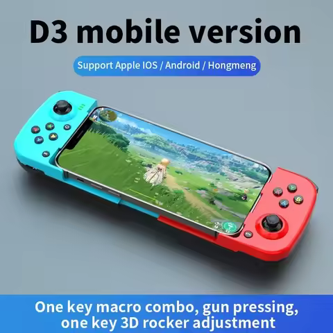 Wireless BT 5.0 Stretchable Game Controller For Mobile Phone Android IOS Gamepad Joystick Retractable Gamepad for PS4 Switch PC