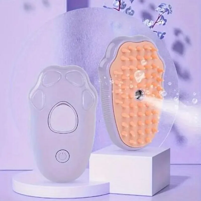 Pet Steam Beauty Comb Cleanable Floating Hair Remove Tangled Hair No Need To Take A Shower Universal For Cat And Dog