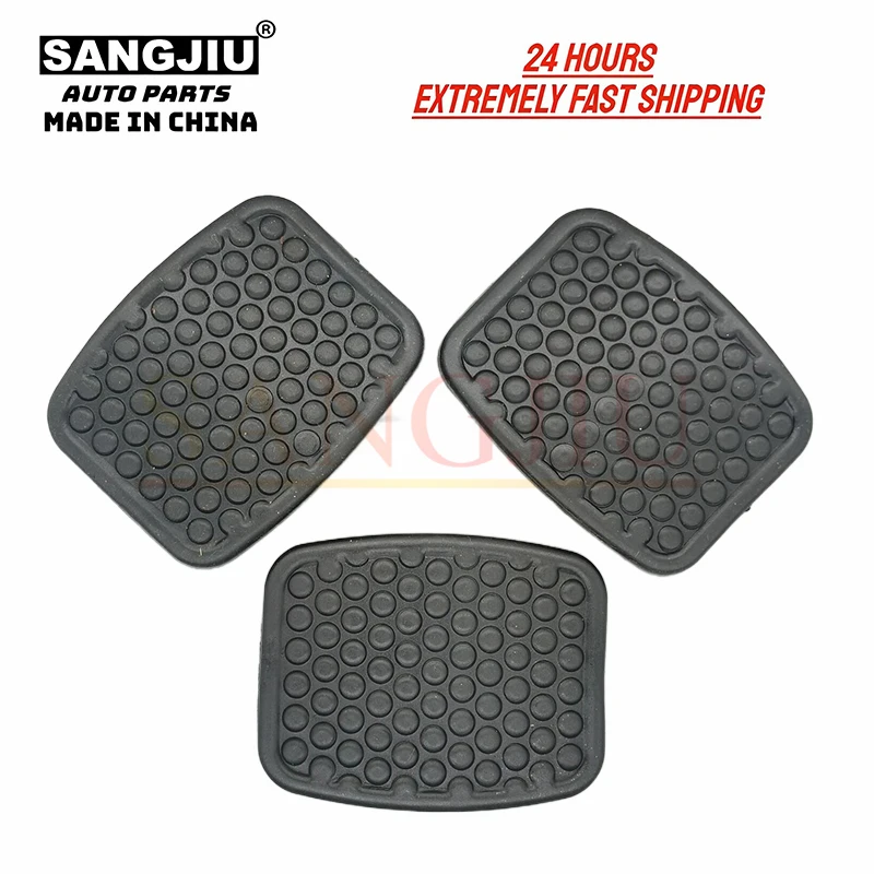 2Pcs Break Clutch Pedal Pad Cover Compatible With For Suzuki Swift Vitara 49751-79001