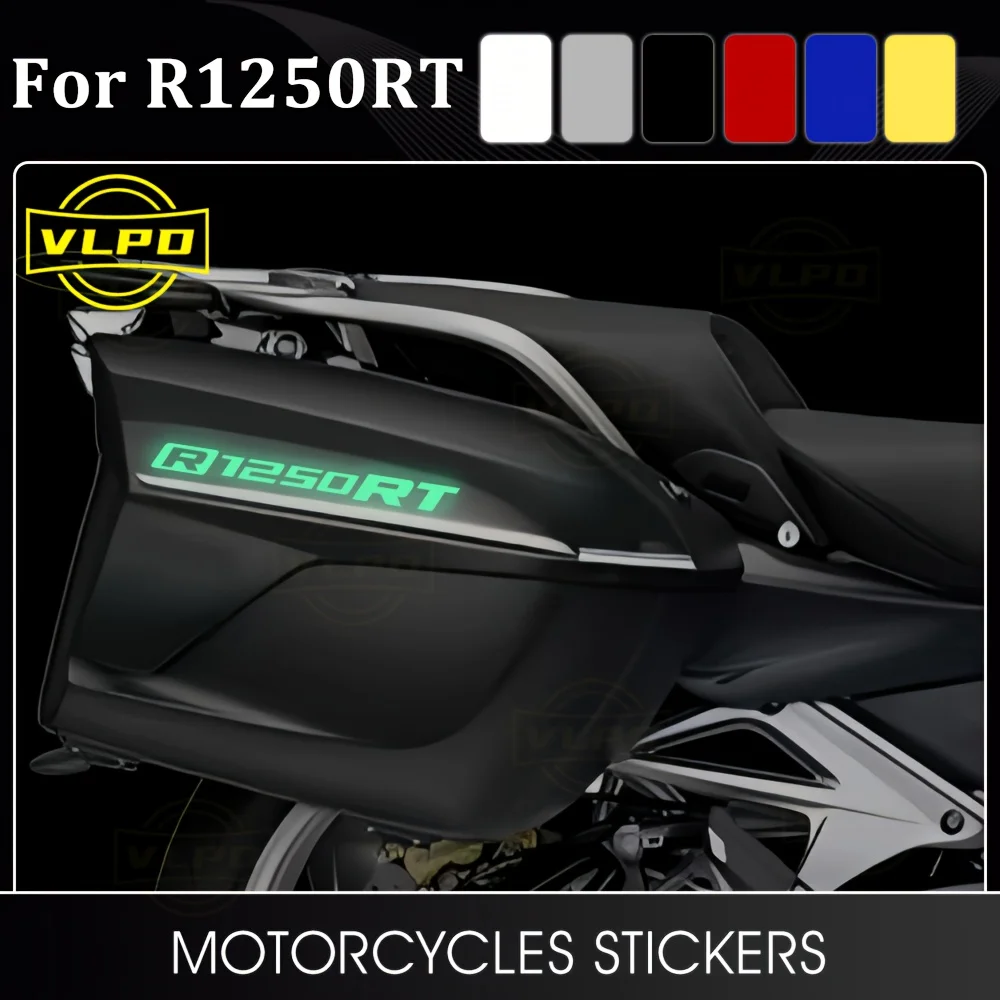 

2PCS/SET R1250RT Motorcycle Sticker Glow-in-the-Dark & Reflective Adhesive Decorative Decal