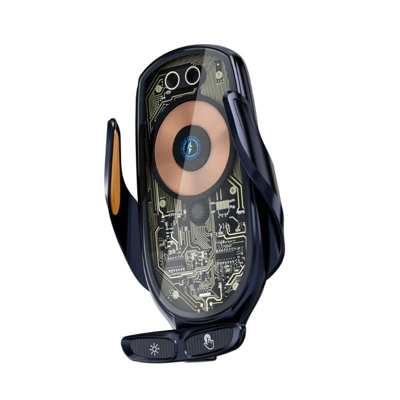 

Auto Clamping Phone Holder PD 66W Wireless Charging Holder 360 Degree Rotation