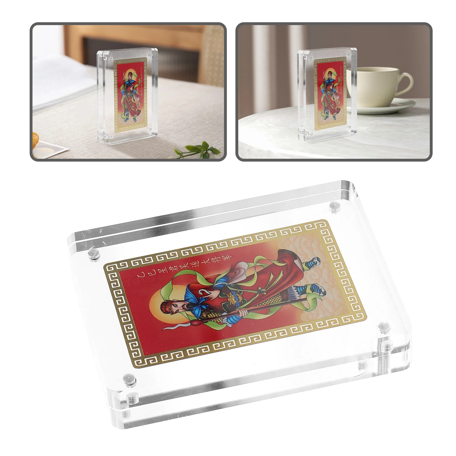 

Tai Amulet Card 2025 Year of The Snake Feng Shui Protective Charm for Snake Pig Monkey Tiger Zodiac Blessings Good Fortune