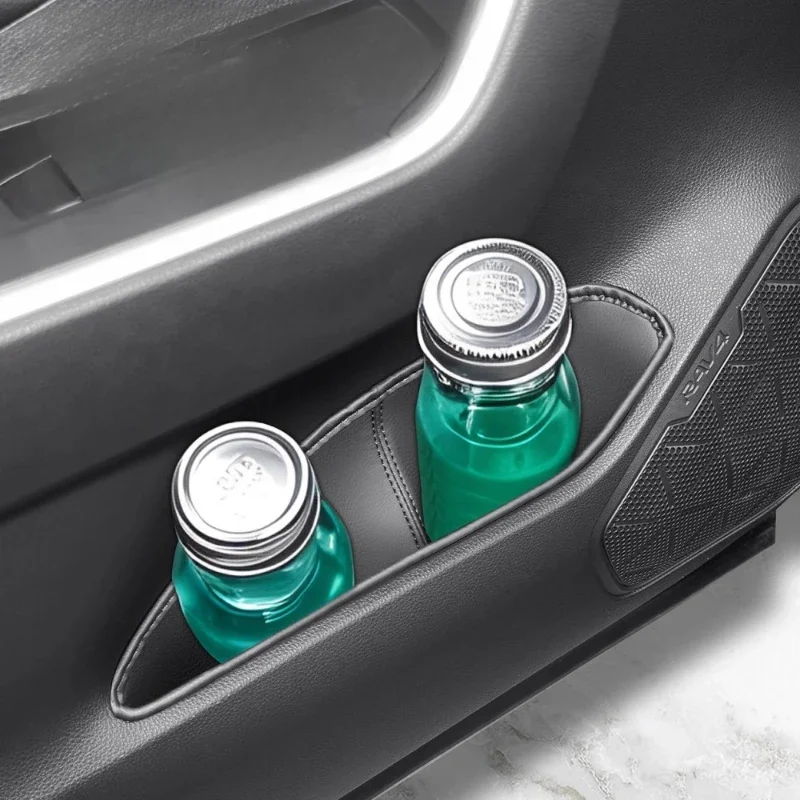 For Toyota RAV4: Door Pocket Anti-Slip Liner Set - Storage Compartment Dust Proof Mats Interior Decorative Accessories
