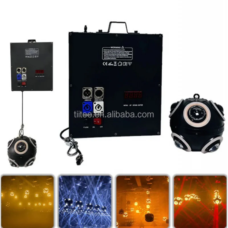 

Светодиодный диско-шар Tiitee TT-WD20 Waterdrop для клубов, дискотек, сценического освещения, RGB-лампа для фонового освещения на вечеринках