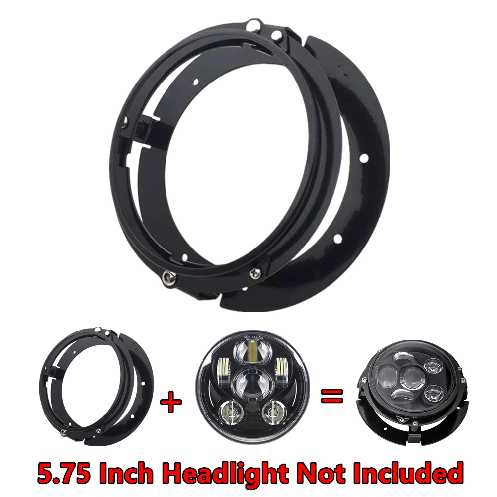 Peças de automóvel da motocicleta 5 3/4 "5.75 Polegada suporte de montagem anel para 5.75" redondo led farol carro moto habitação