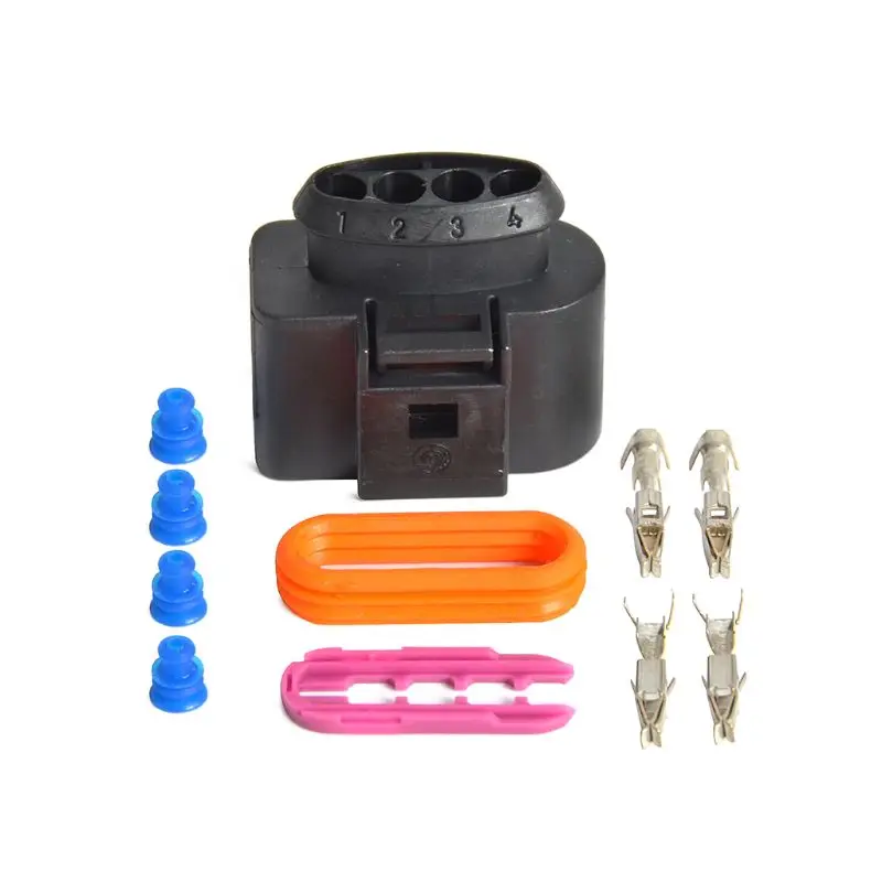 Automotive Ignition Coil IC39 Plug Connector Kit for Audi A4 A6 A8 VW Passat Jetta Touran Transporter D7YA