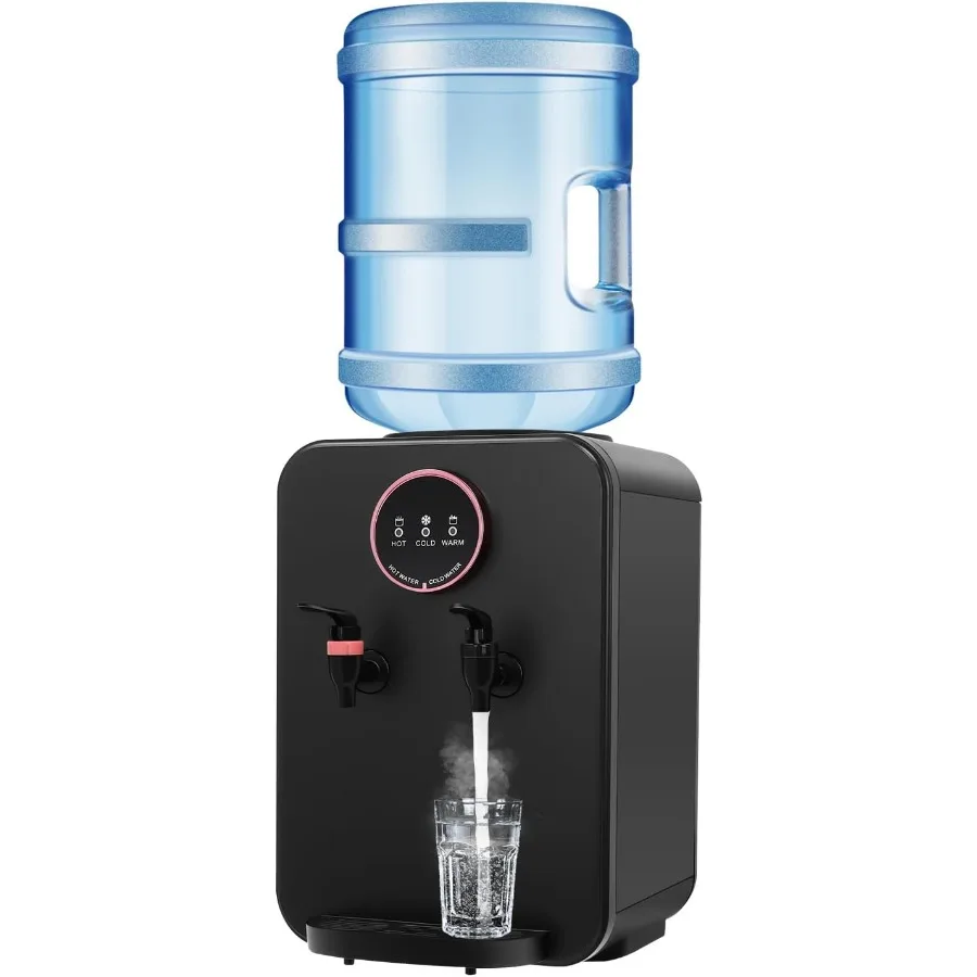 

Настольный диспенсер для воды 110 В с верхней загрузкой, мини-охладитель для горячей и холодной воды с комнатной температурой, настольная вода премиум-класса