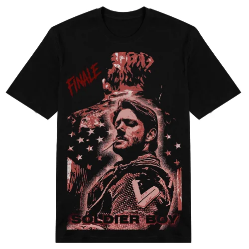 The Boys Soldier Boy T-shirt Men and Women Summer Cotton Y2K Clothing Casual Fashion Round Neck Short Sleeved Tee Streetwear