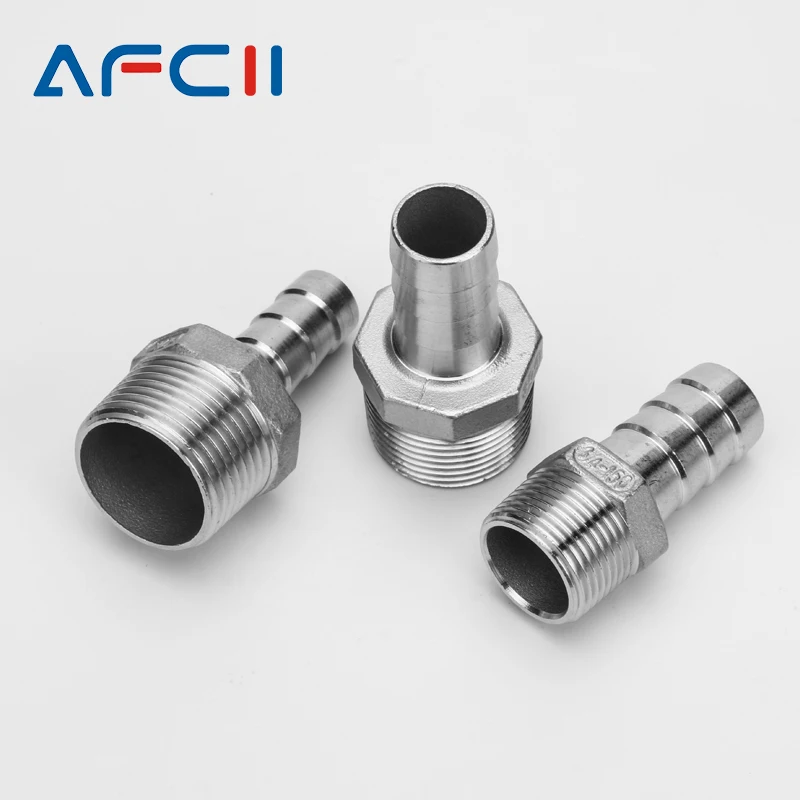 Hose Barb Connector 304 Stainless Steel 1/8\