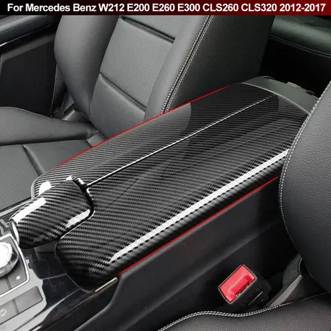 LHD 자동차 중앙 제어 팔걸이 보관함 패널 트림 커버 프레임, 메르세데스 벤츠 E CLS 클래스 W212 W218 E200 E260 E300 CLS260 용