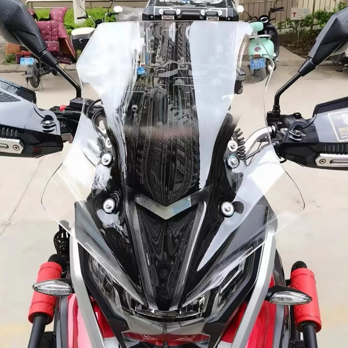 

Motorcycle Accessories Windshield Windscreen Wind Shield Deflector For Macbor Montana XR5 XR 5