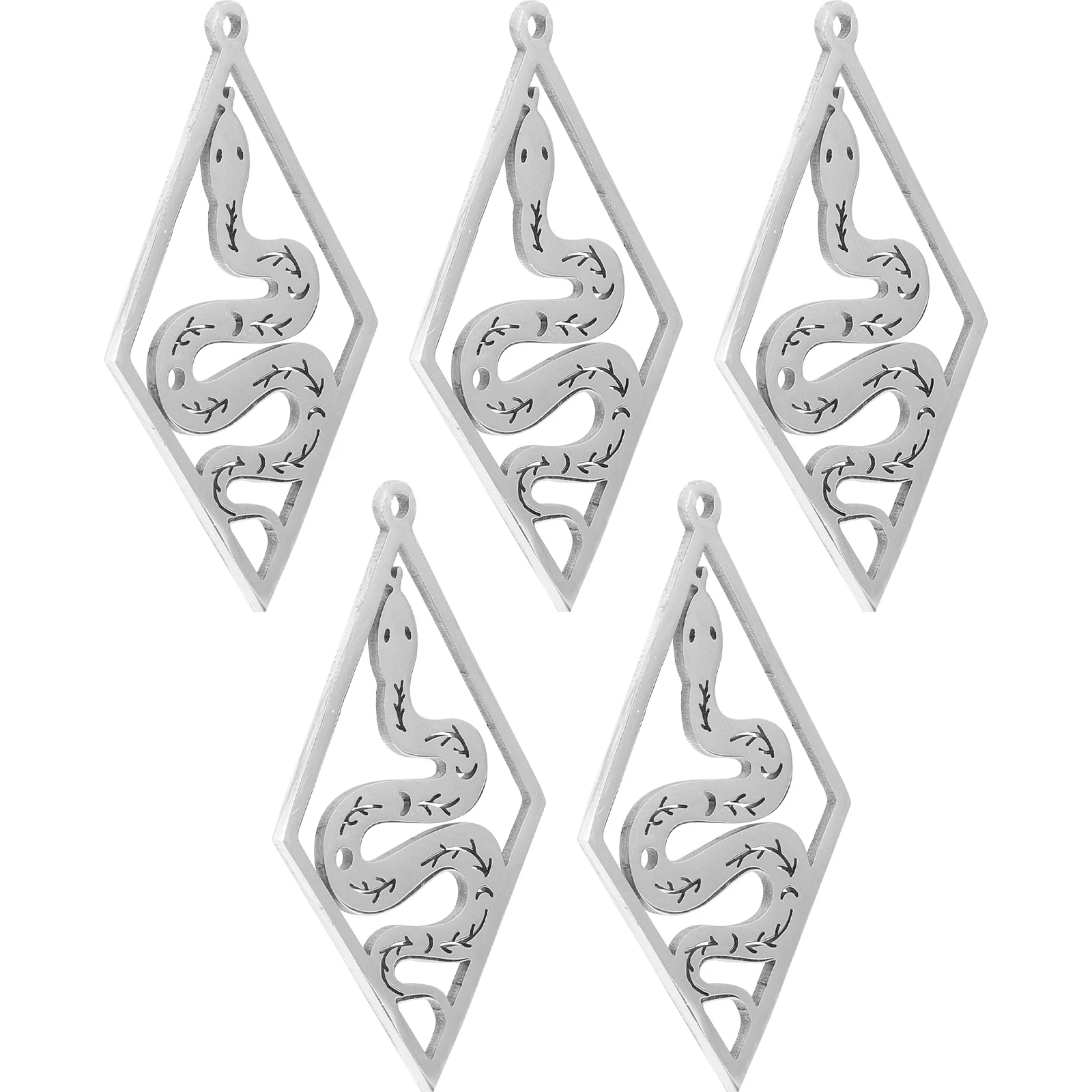 

5pcs Pendant Diy Crafts Jewelry Making Metal Earring Charms Craft Pendant Keychain Ornaments Diy Earring Making Charms For