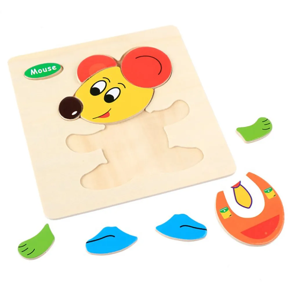 Engraçado quebra-cabeça de madeira educacional desenvolvimento bebê crianças quebra-cabeça brinquedos educativos criança treinamento precoce jogos brinquedo 2022