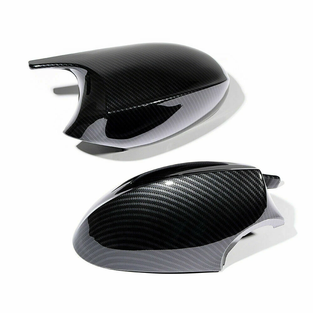 For BMW E90 E93 PRE-LCI Carbon Fiber M3 Style Side Mirror Cover Cap Replacement