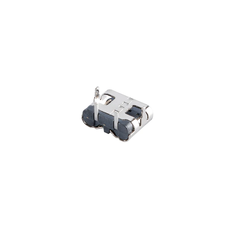 1-10Pcs Type-C 2Pin Horizontal 90 ° Plug-in Board Quick Charging Type-C Female USB Female Plug-in Connector