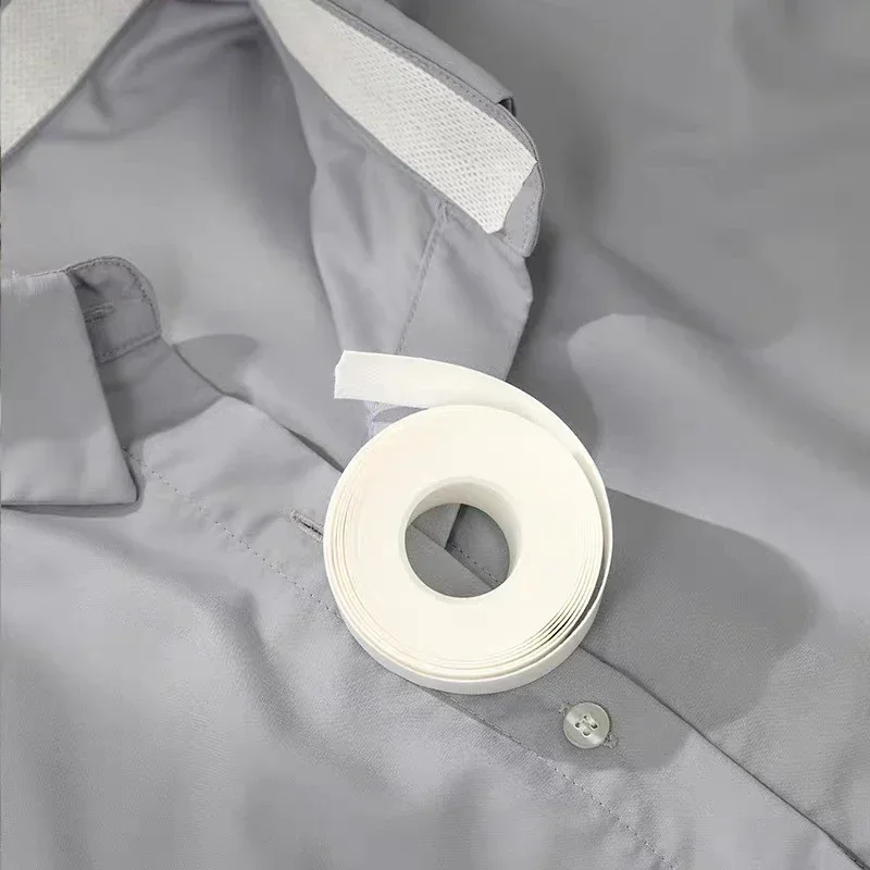 Adesivo descartável auto-adesivo colarinho para homens e mulheres, camiseta absorvente anti-sujeira, almofadas do forro do pescoço, protetor, 8 m, 16m