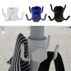 Outdoor Beach Umbrella Hooks Hanger Space-saving Versatile Four-corner Hook Wear-resistant Useful Sun Umbrella Storage Holder