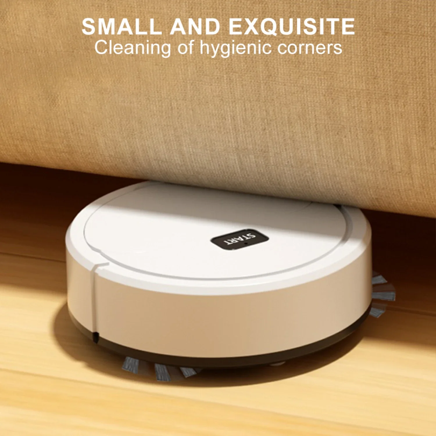 Effortless and Convenient Smart 3-In-1 Mini Sweeping Robot Vacuum Cleaner - Ultimate Cleaning Solution for Busy Individuals - Au