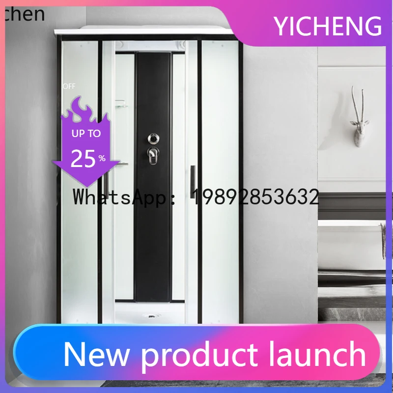 

rectangular shower room integrated bathroom with steam bath bathroom glass partition household