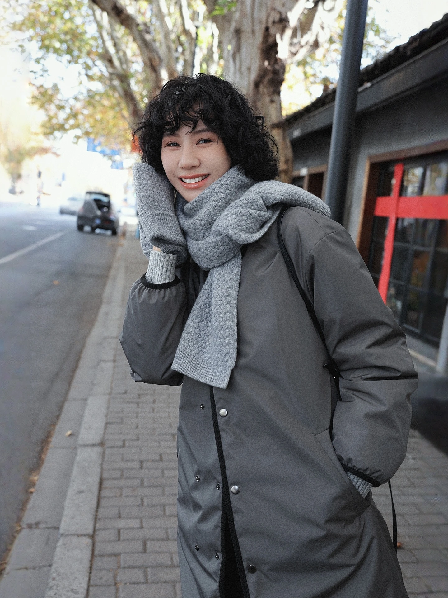 

TT Double-Sided Wearable Goose down Jaet Thiened Winter Warm Quilted Outerwear Stand Collar Casual Sle Nylon