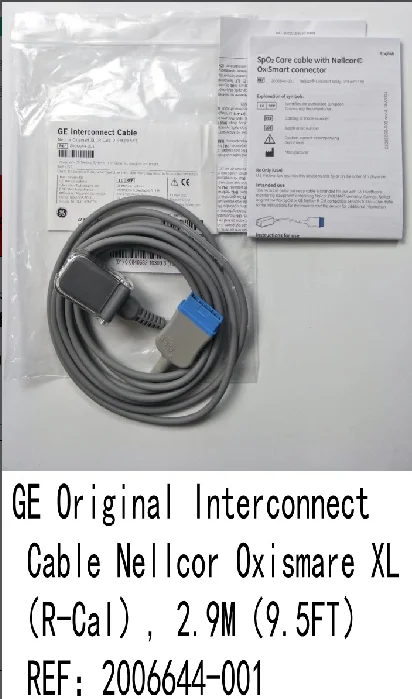 

For GE Original Interconnect Cable Nellcor Oxismare XL R-Cal 2.9M（9.5FT）REF：2006644-001