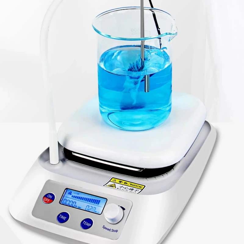 Laboratory digital display constant temperature heating temperature control, electromagnetic small electric mixer