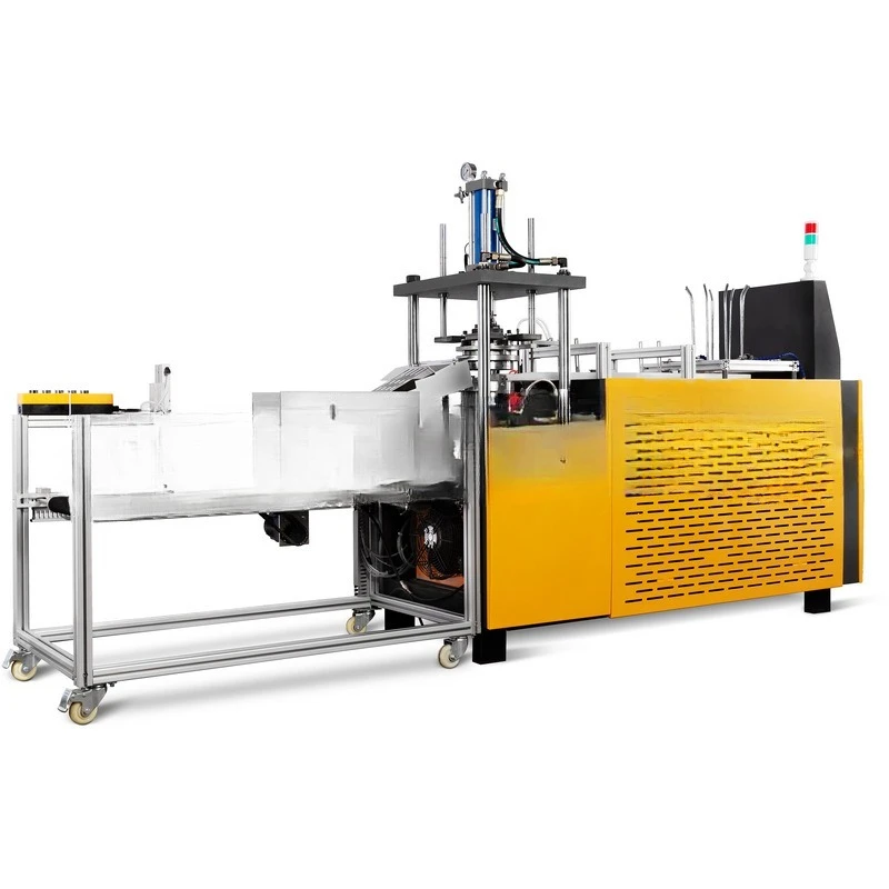 Hydraulic station paper tray machine Forming machinery Single station flat push mechanical paper tray machine with abrasives