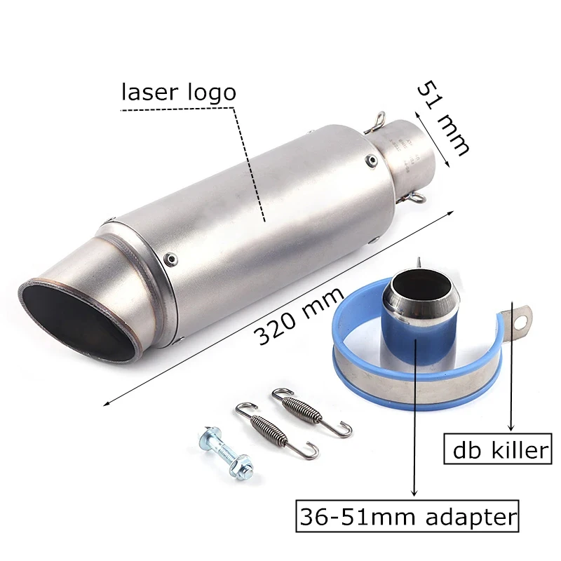 R6 Motorcycle Exhaust Muffler Escape  Sports Slip On For Yamaha R6 98-05 06-14 15 16 Years yzf-r6 Modified Exhaust Pipe Middle view 6