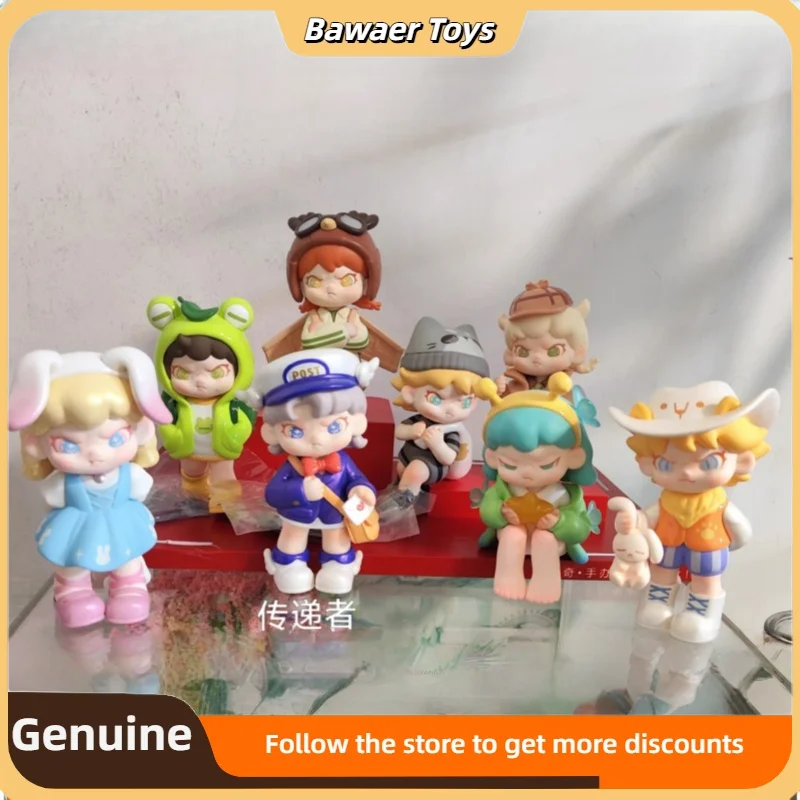 

Подлинная виниловая пушистая серия животных Dora V3, аниме, эмалированная фигурка, милая эмоциональная исцеляющая сумка, кулон, кукла, игрушка на день рождения для девочки, подарок