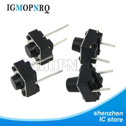 100PCS Tactile Push Button Switch 6X6X 4.3/5/6/7MM 2PIN Micro Switch 6*6* 4.3mm 5mm 6mm 7mm Power switch button