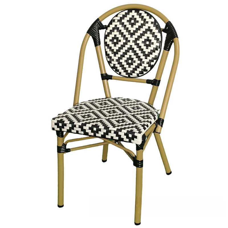 

Cafe Commercial Street Outdoor Courtyard Rattan Chair