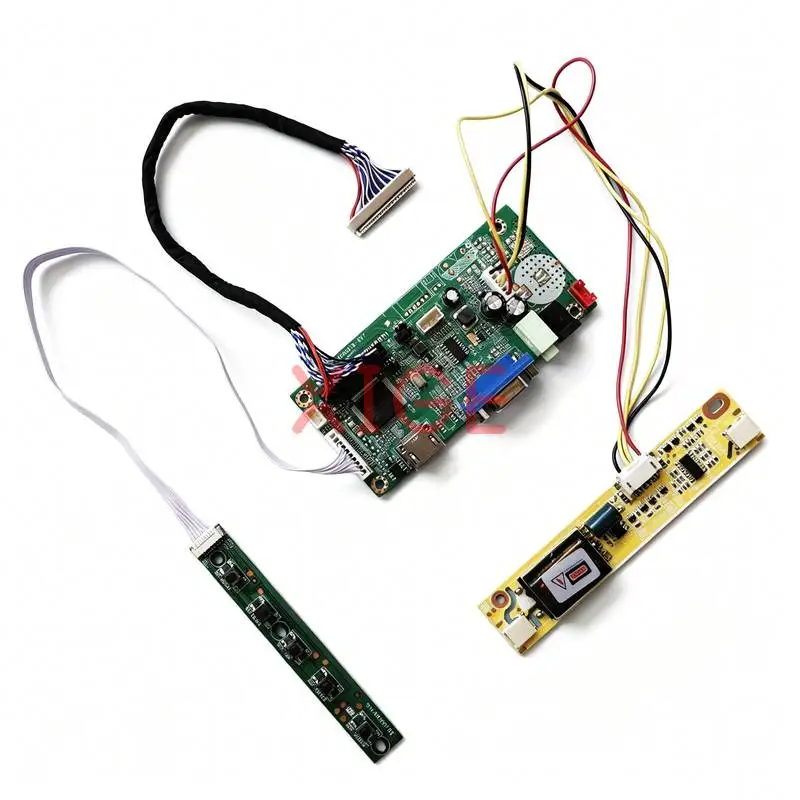 LCD Display Drive Controller Board Fit M190PW01 MT190AW02 TM190MCS01 M190A1 1440*900 2CCFL VGA+HDMI 1440x900 30 Pin LVDS Kit DIY