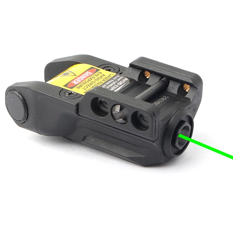 Fiber Nylon Material Mini 5MW Compact Green Dot Laser Sight Self-Indicator