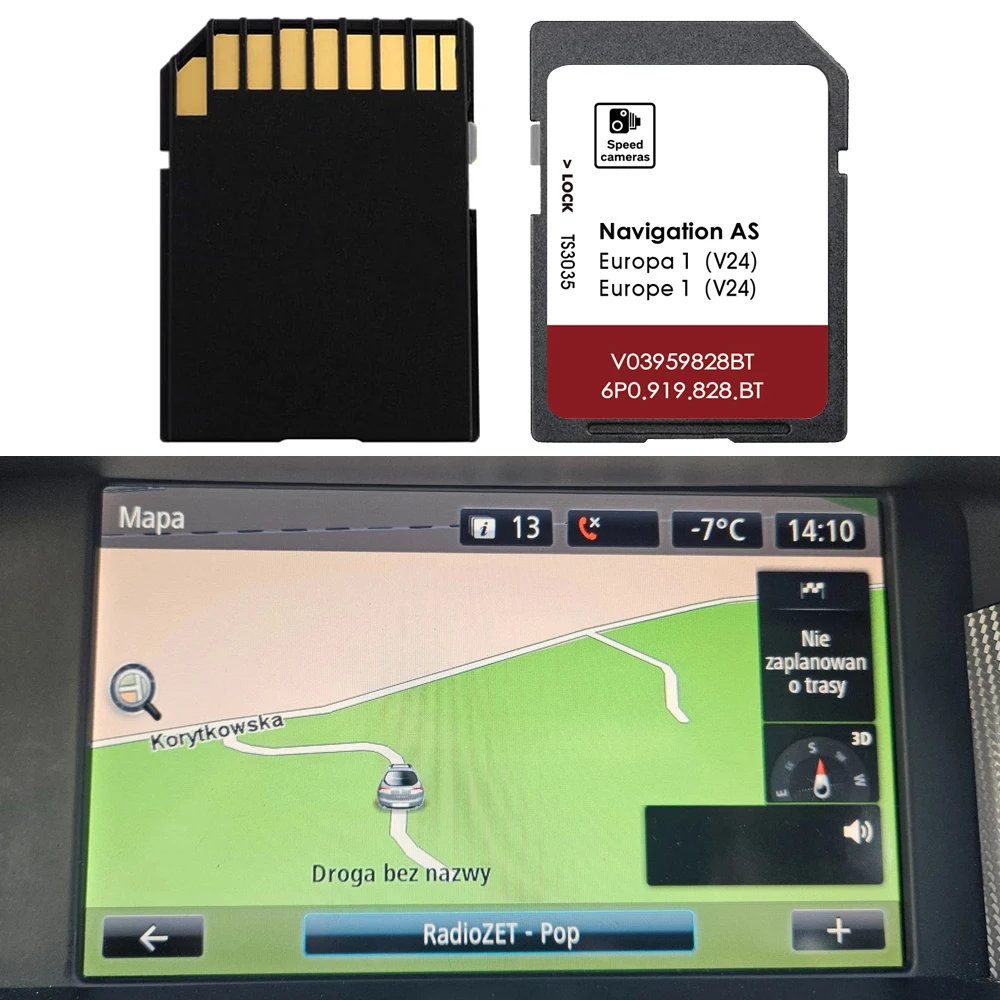 Cartes Europe Authentiques 2026 pour Seat Alhambra Arona Ateca Ibiza Leon Toledo Voiture V24 MIB2 AS Navigation GPS Sat Nav 6P0919828BT Carte SD