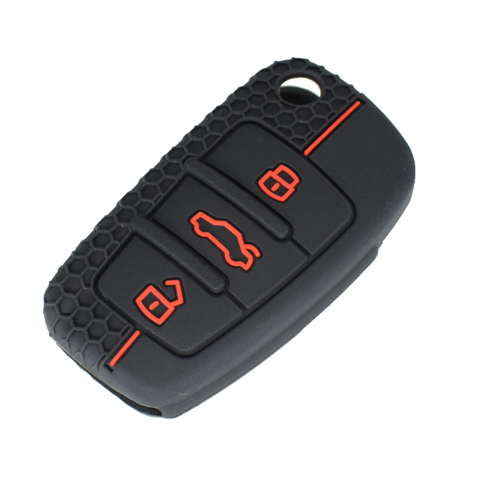 For Audi A1 S1 A3 S3 A4 A6 RS4 TT Q3 Q7 2005 - 2013 Remote Car Key Cover Shell Skin Protector Silicone Auto Key Case Fob Keyless