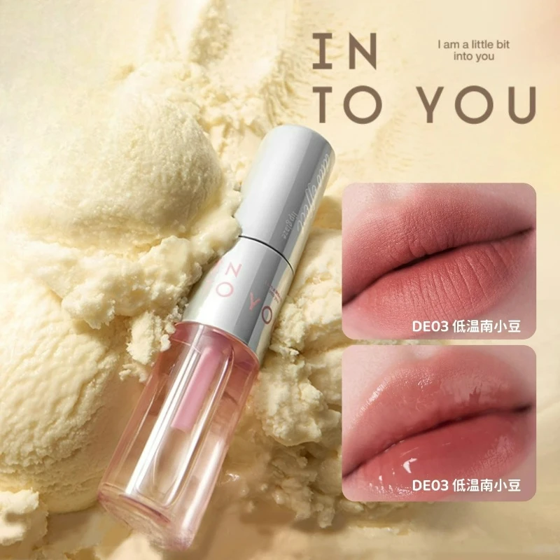 INTO YOU двуглавый блеск для губ, зеркальный водный блеск, матовая грязь для губ, увлажняющий, долговечный, против пятен, глазурь для губ, макияж