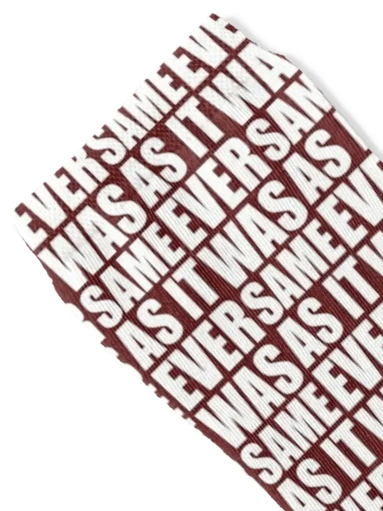 Same As It Ever Was - Funny Song Lyrics Gifts for Music Lovers Socks Antiskid soccer Christmas Run Socks Male Women's