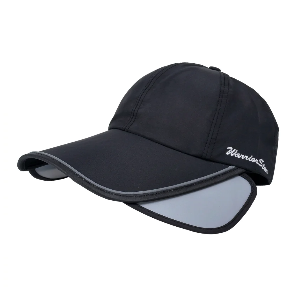 Stylish Sun Visor Hat Retractable Wide Brim Cap for Beach Vacation Hiking Cycling Summer UV Protection Foldable Sunhat