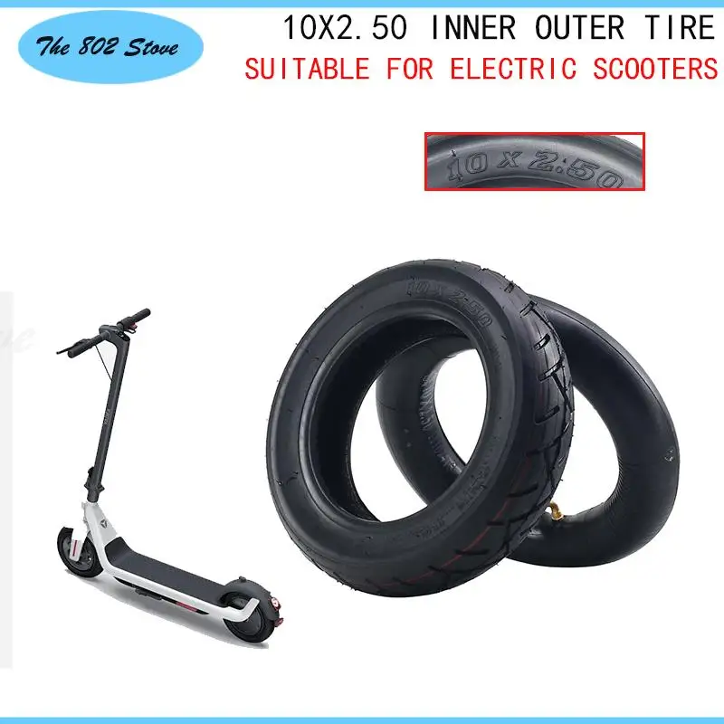 Electric Scooter 10×2.5 Pneumatic Tire Inner Tube Inflatable Tyre For ZERO 10X Dualtron Speedway INOKIM Quick 2 3 4 Tires