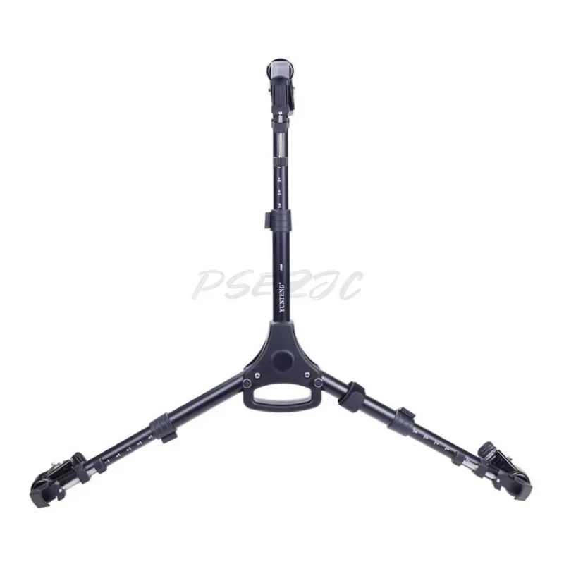 B-M Professional Photo Aluminum 3 Wheels Pulley Universal Foldable DSLR Camera Tripod Dolly Base Stand For Studio Photo Vide